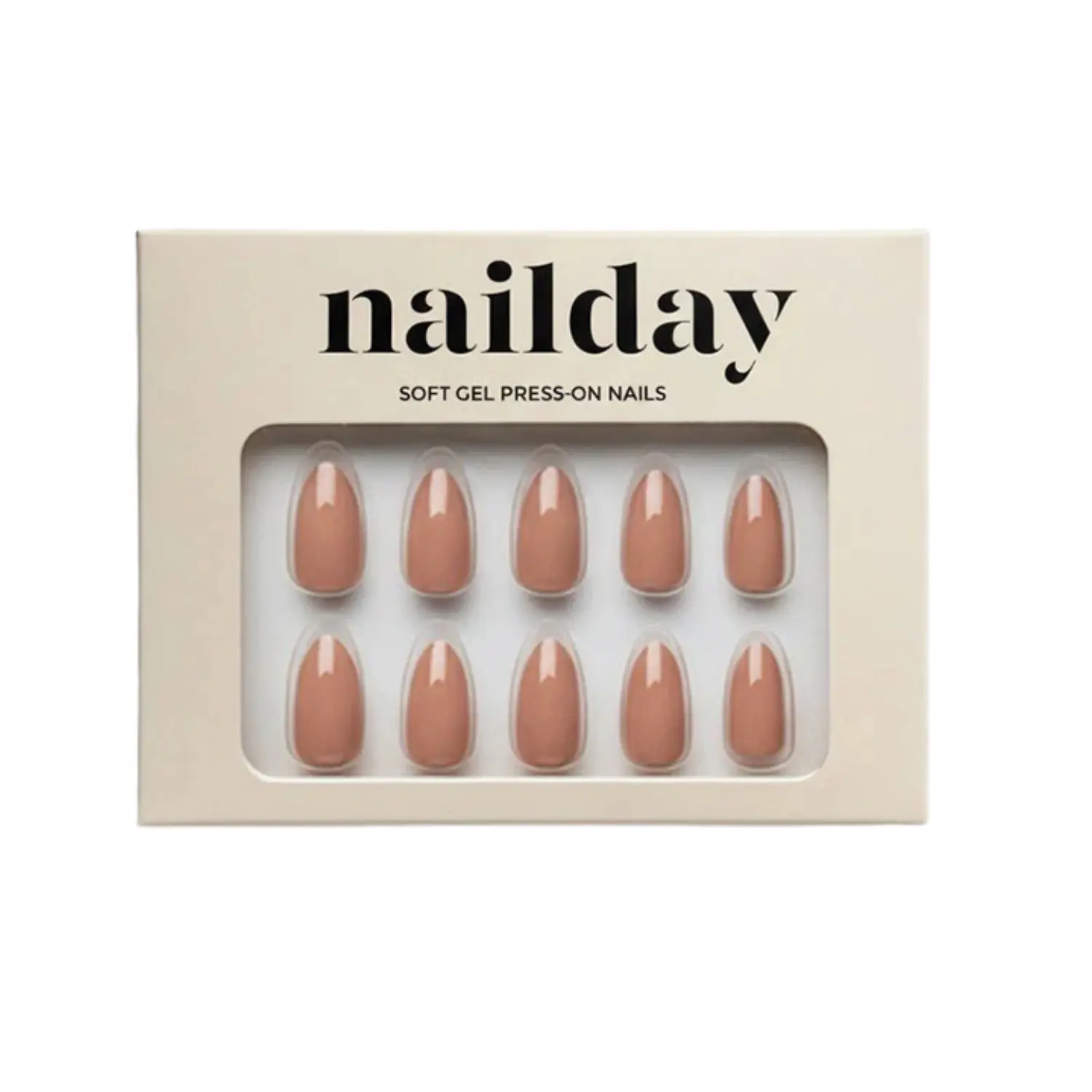 Soft Gel Press-On Nails Toffee