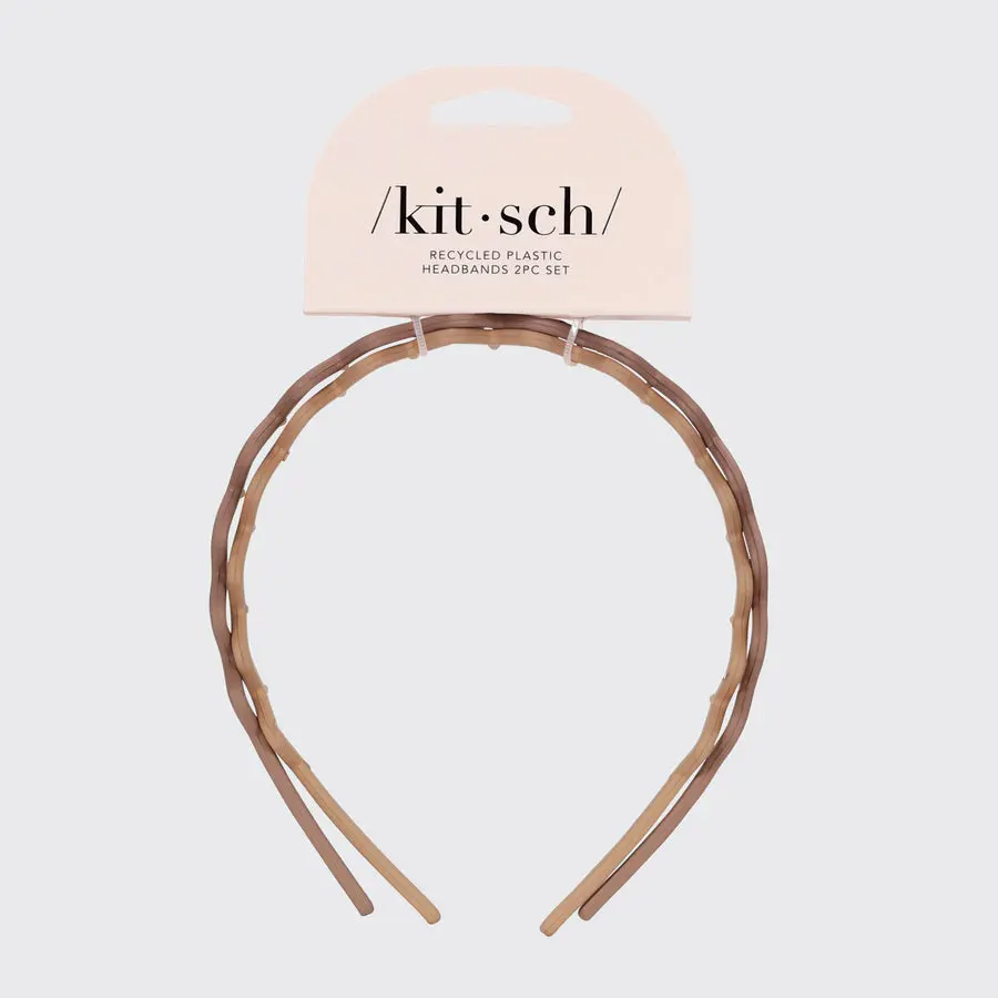Neutral Zig Zag Headbands 2pc - Image 3
