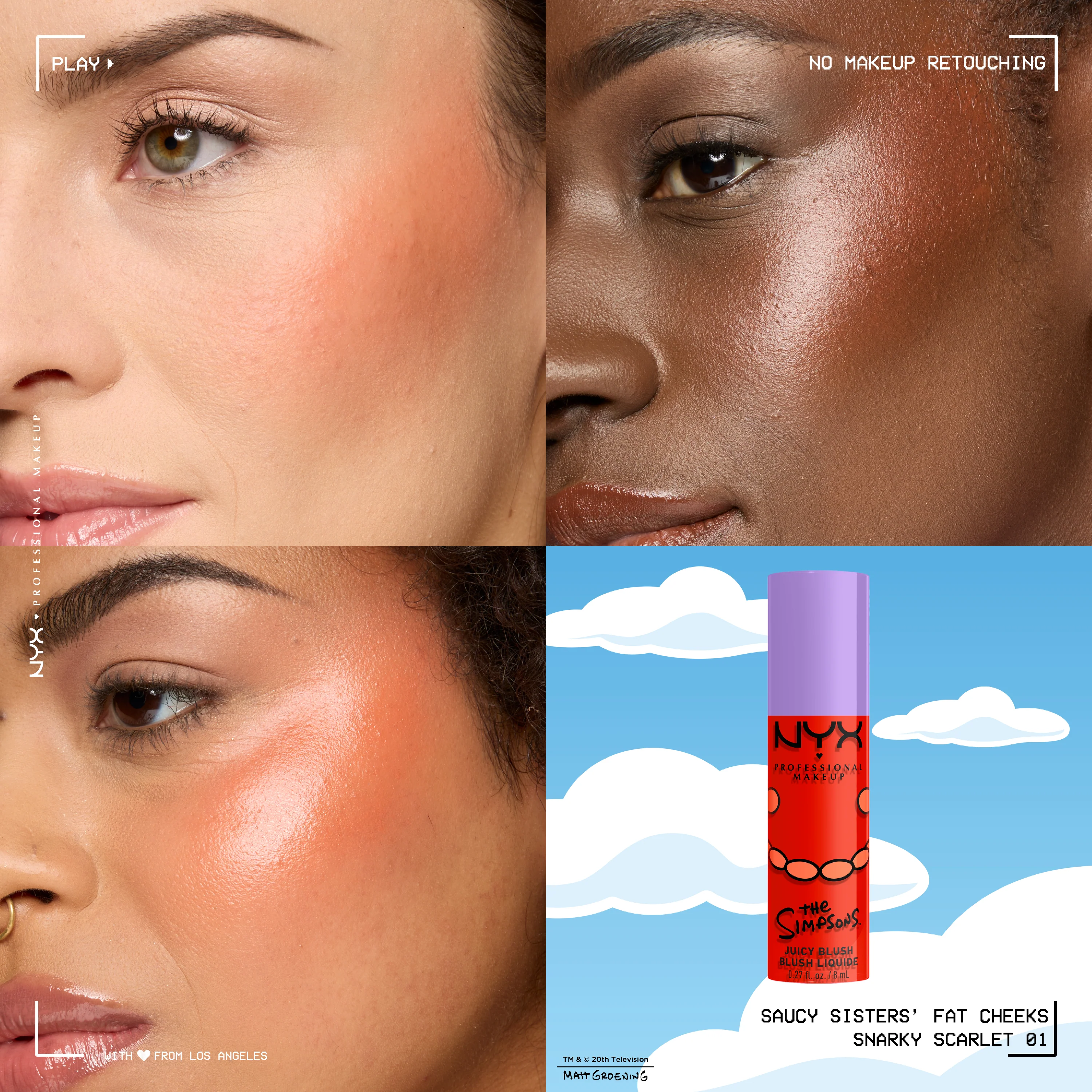 Saucy Sisters Juicy Liquid Blush Selma Snarky Scarlet - Image 2