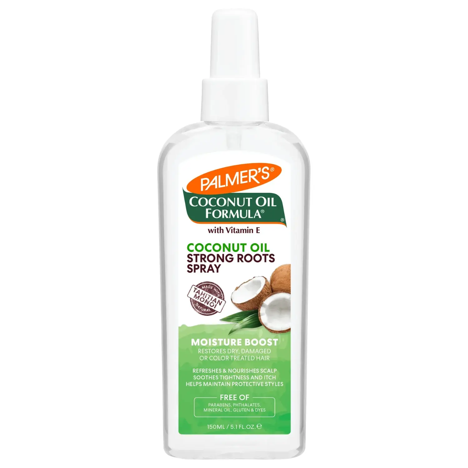 Coconut Oil Formula Moisture Boost Strong Roots Spray