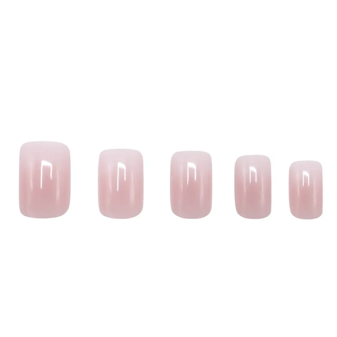 Press On French Nails Ombre Soft Pink