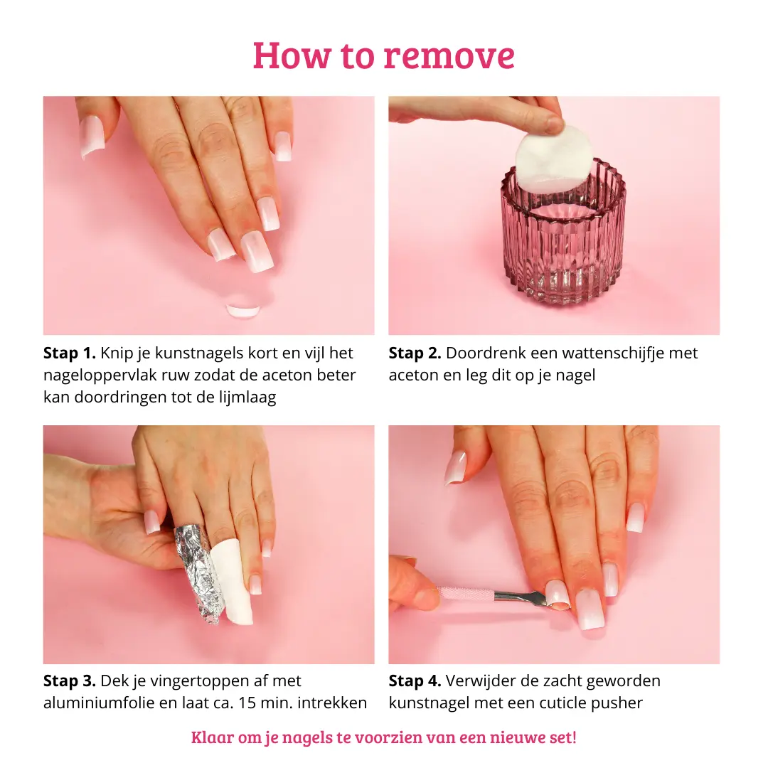Press On French Nails Orange Waves - Image 8