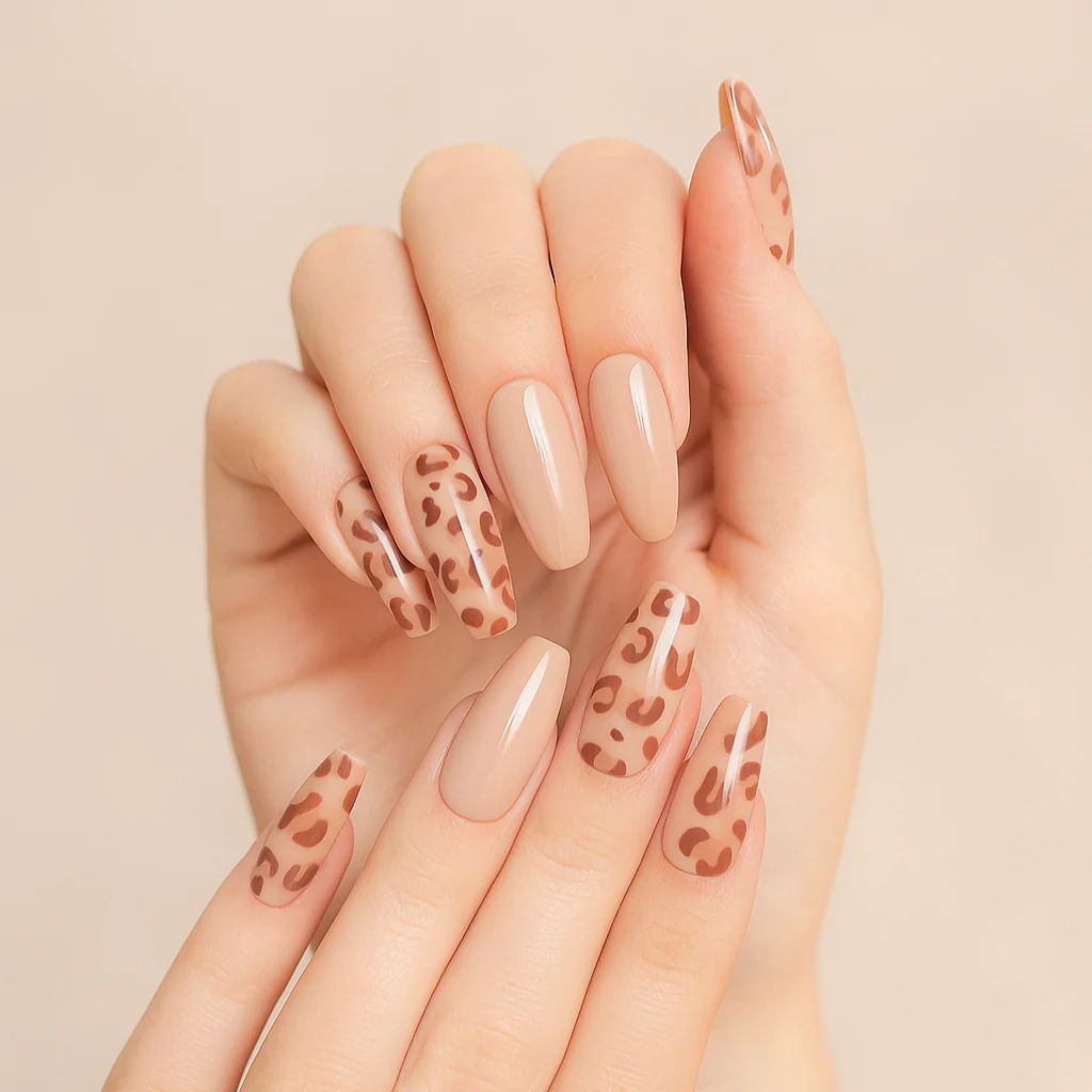 Press On French Nails Panther - Image 2