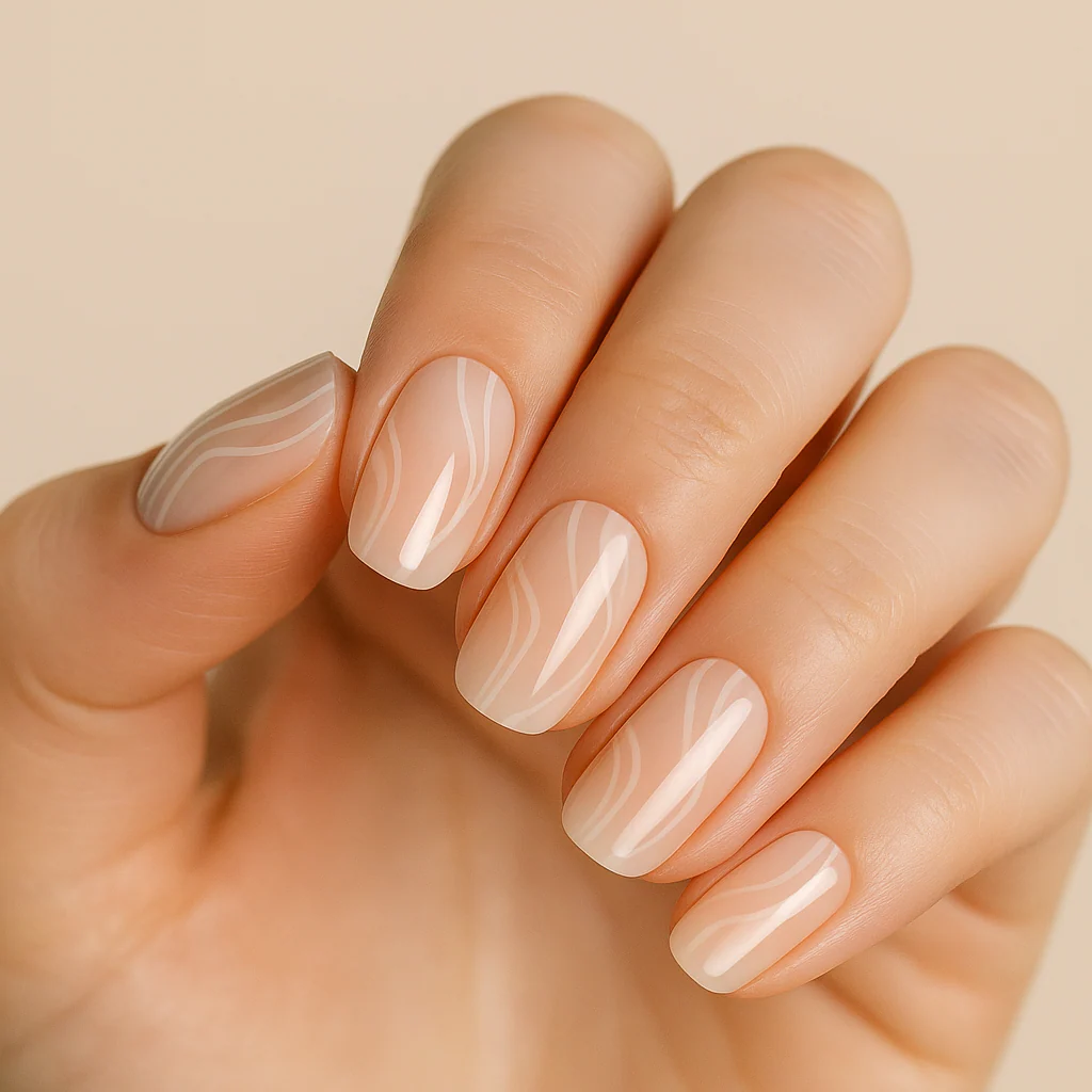 Press On French Nails Waves - Image 2