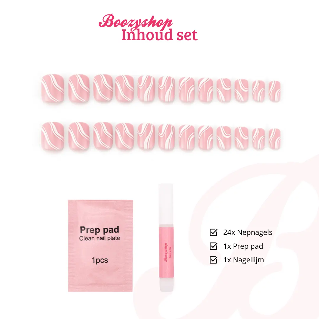 Press On French Nails Waves - Image 4