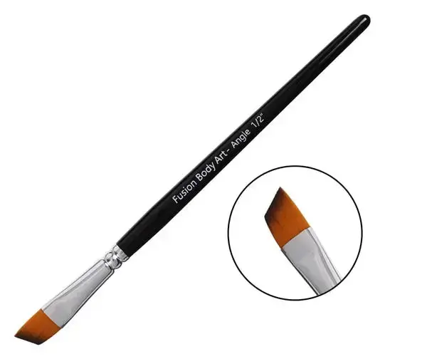 Professional Face Paint Brush 1/2 Inch Angle