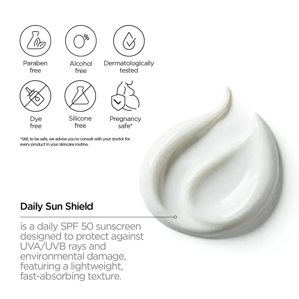 Just Daily Sun Shield SPF 50+ with Hyaluronic Acid - Image 4