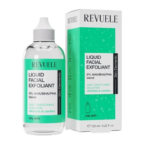 Liquid Facial Exfoliant 9% AHA/BHA/PHA Blend Oily Skin