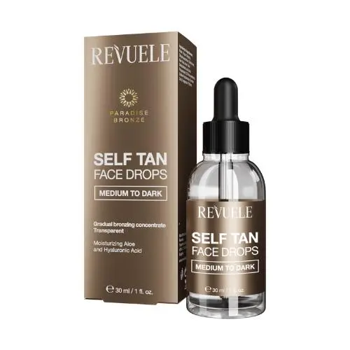 Self Tan Face Drops Medium To Dark