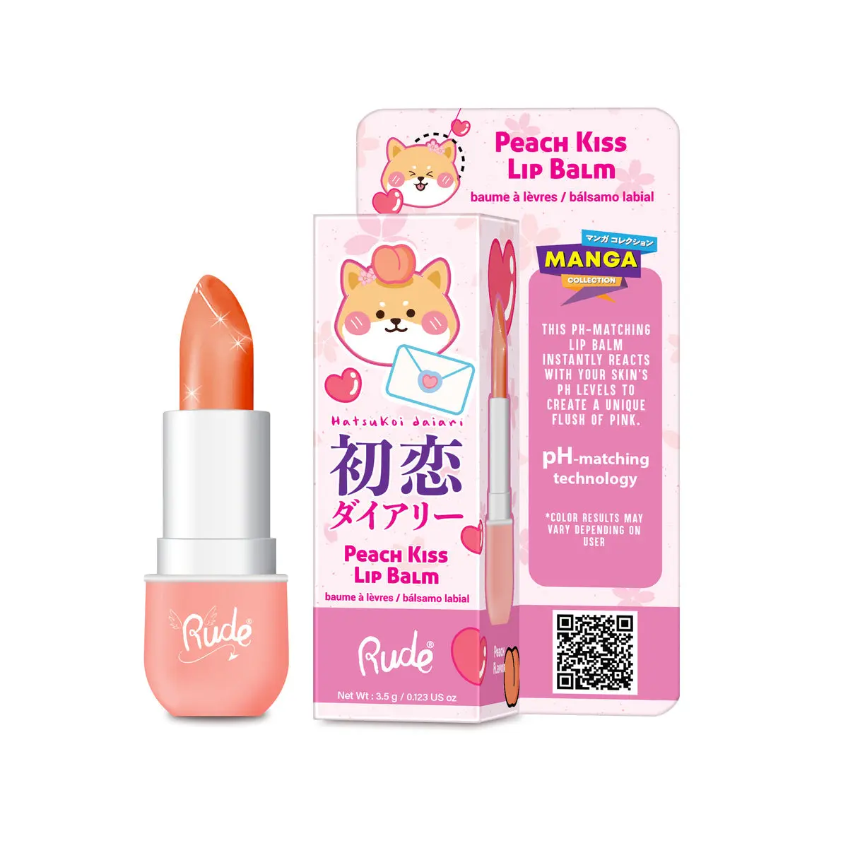 Manga Collection Lip Balm Peach Kiss