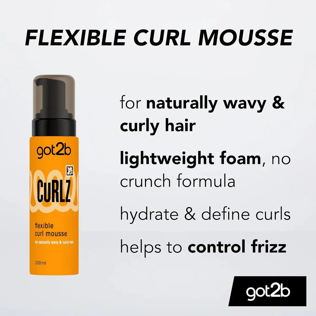 Got2b Curlz Flexible Curl Mousse - Image 4