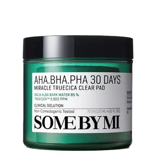 AHA BHA PHA Tampon transparent Truecica Miracle 30 jours