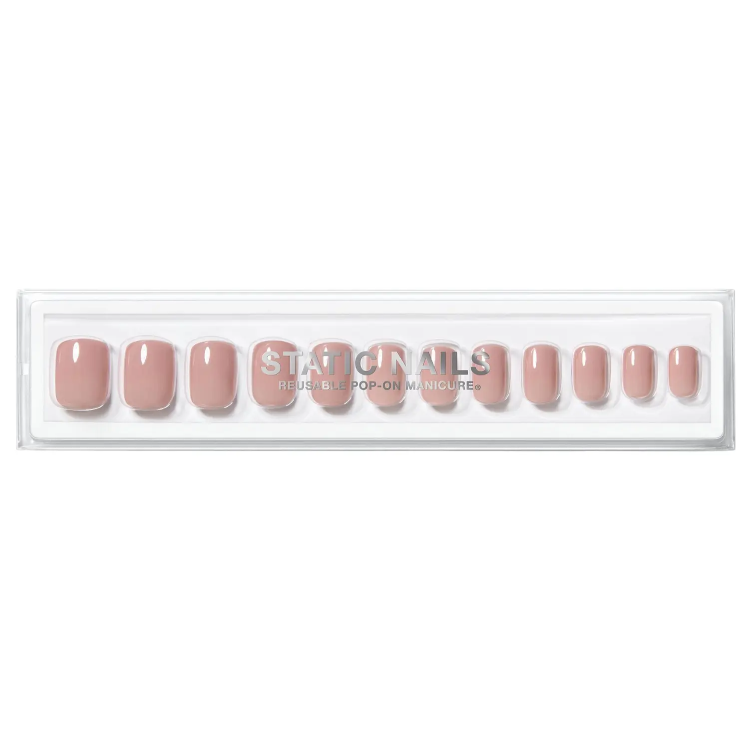 Reusable Pop-On Manicure Peony Square