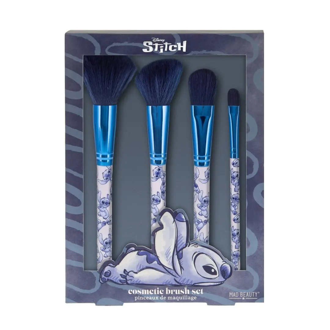 Stitch Denim Cosmetic Brush Set - Image 2