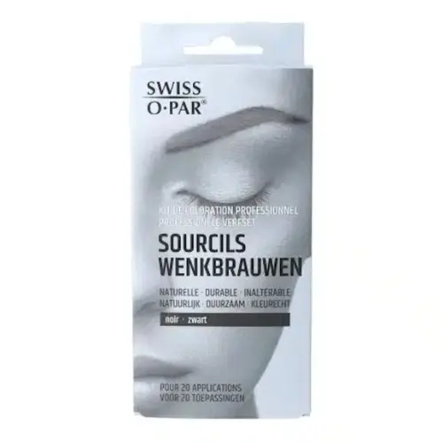 Professional Eyebrow Dye Set Black