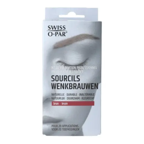Professional Eyebrow Dye Set Brown