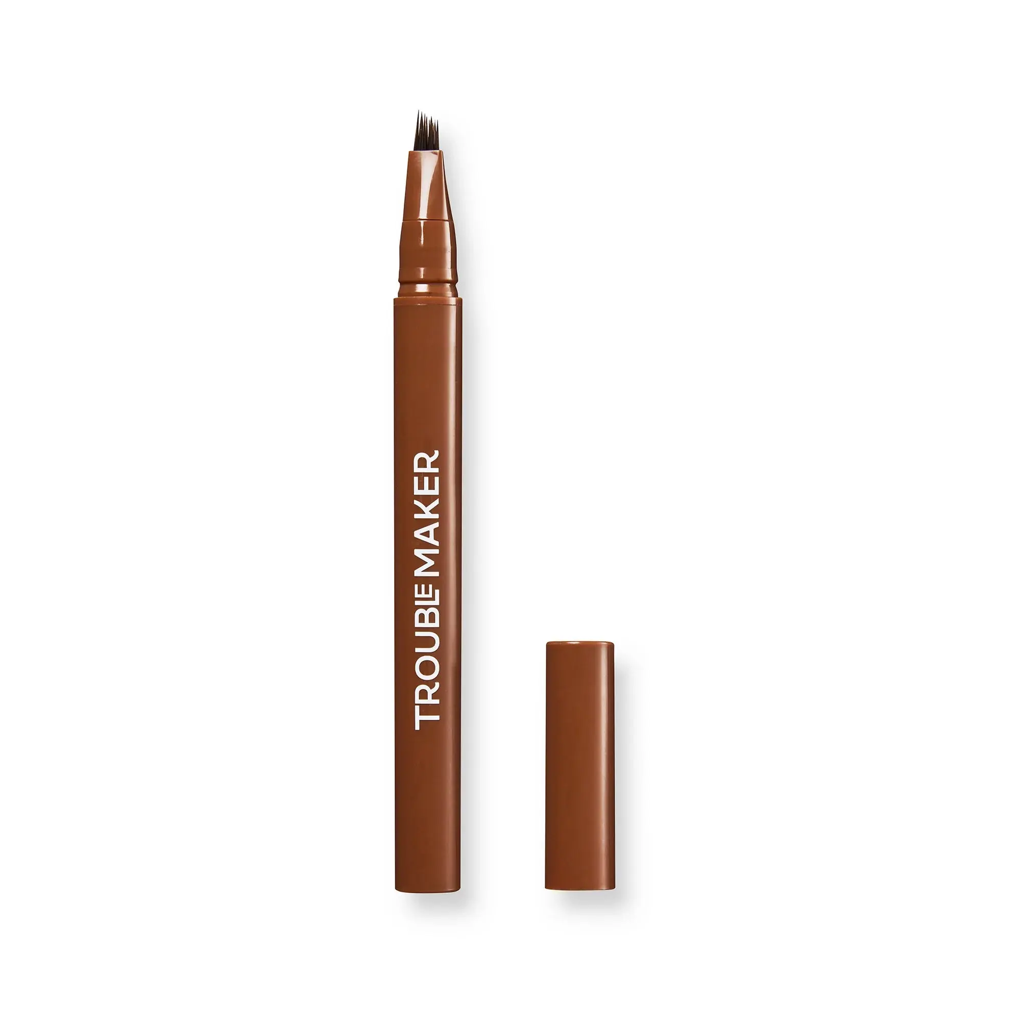 Fluffer Brow Brush Natural Brow Pen Medium Brown