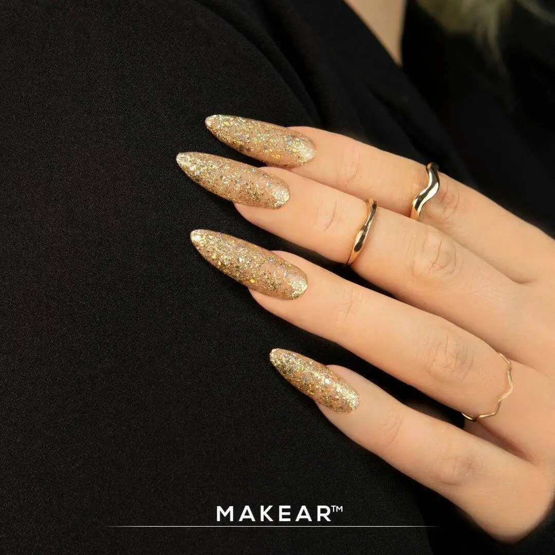UV Gel Polish S57 Gold Star - Image 3